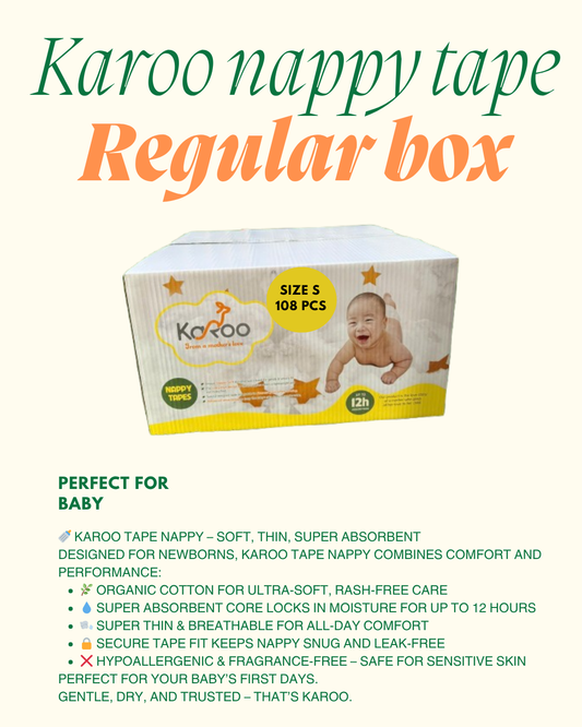 Karoo Nappy Tape REGULAR box